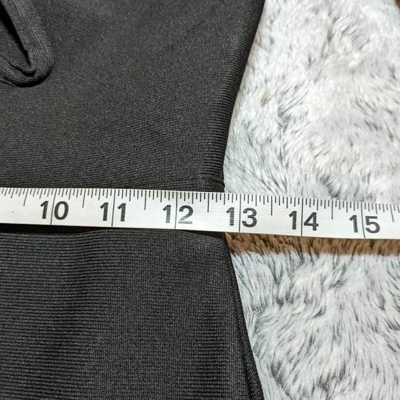 Karen Millen Black Corset Midi Dress Bandage Small - Picture 9 of 9